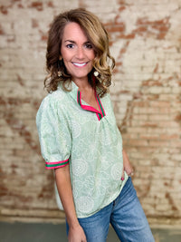 Fidensia Floral Top