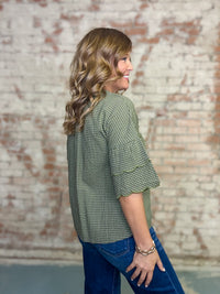 Britton Checkered Top