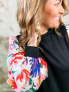 Victoria Floral Sleeve Top