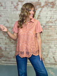 Karla Crochet Top