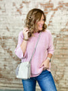 Addie Mineral Washed Sweater Top