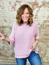 Addie Mineral Washed Sweater Top