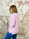 Addie Mineral Washed Sweater Top