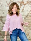 Addie Mineral Washed Sweater Top