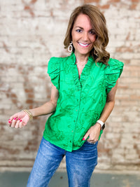 Maureen Applique Top