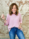 Addie Mineral Washed Sweater Top