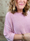 Addie Mineral Washed Sweater Top
