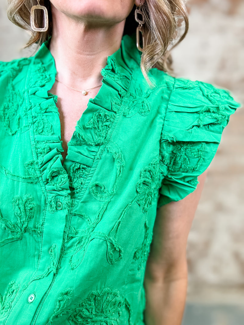 Maureen Applique Top