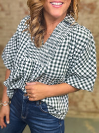 Marshall Smocked Yoke Top