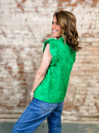 Maureen Applique Top