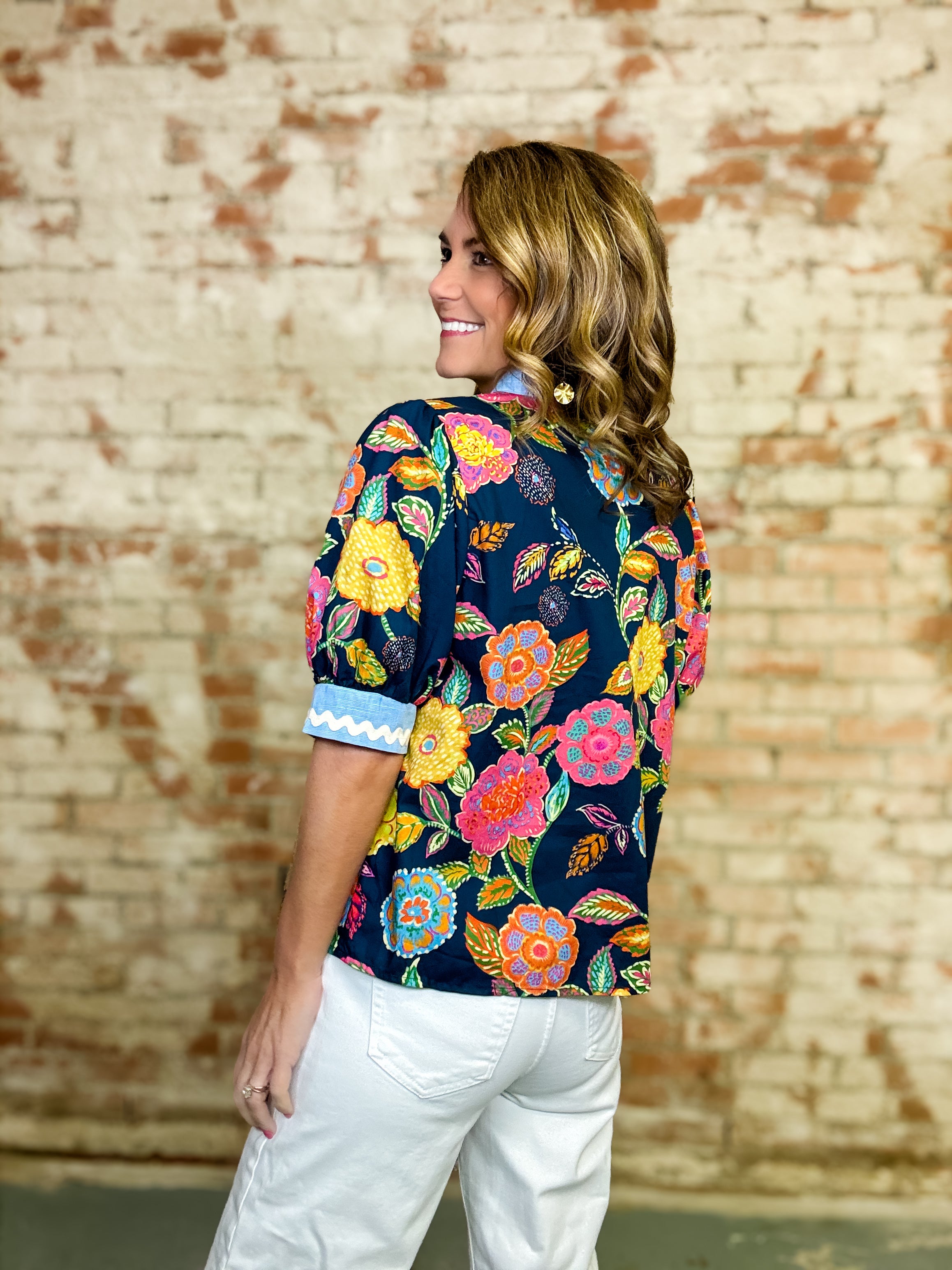 THML Iona Floral Top