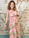 Dorothy Paisley Ruffle Tiered Dress