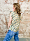 THML Arielle Floral Button Front Top