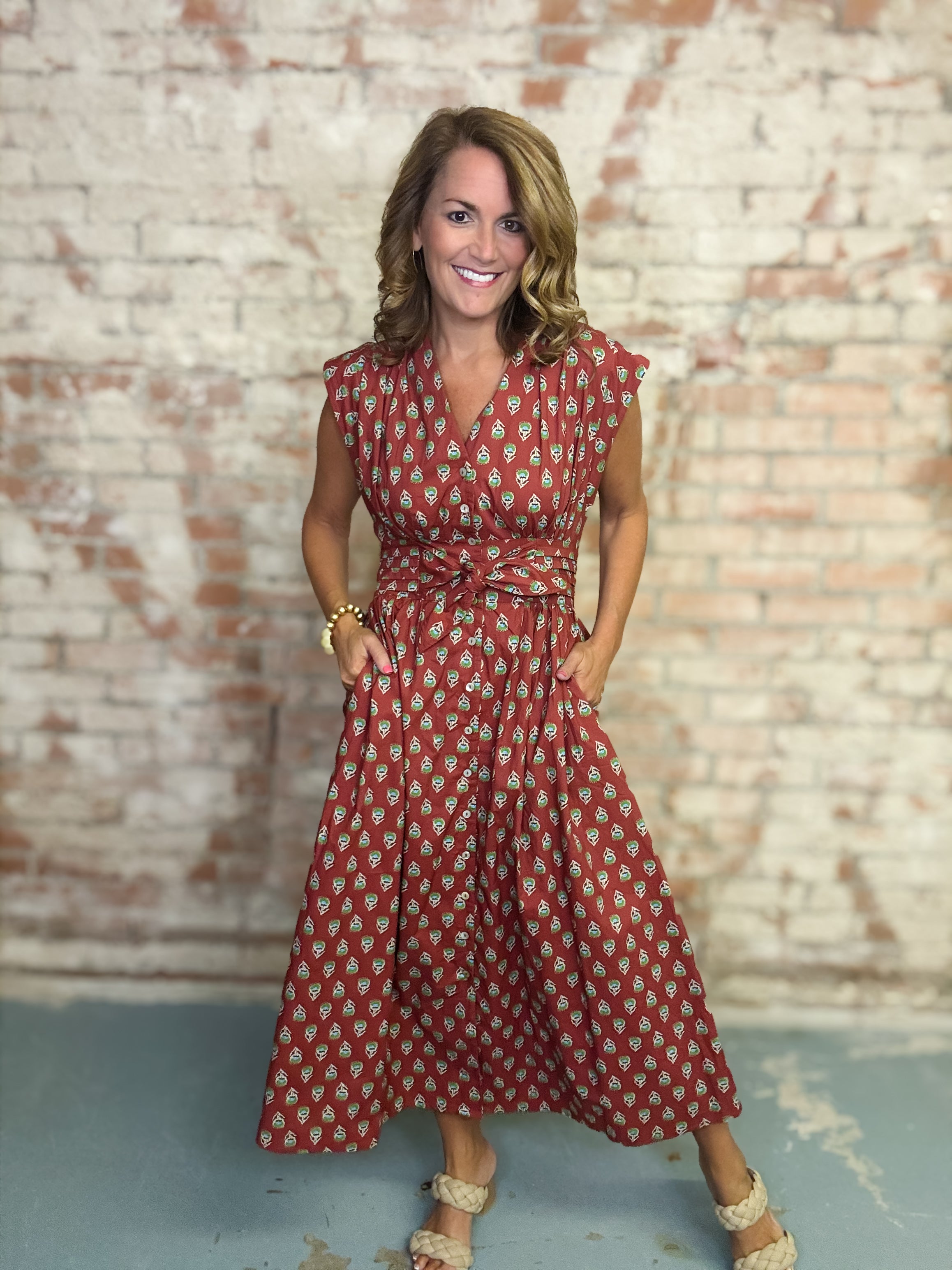 Lorna Geo Print Dress