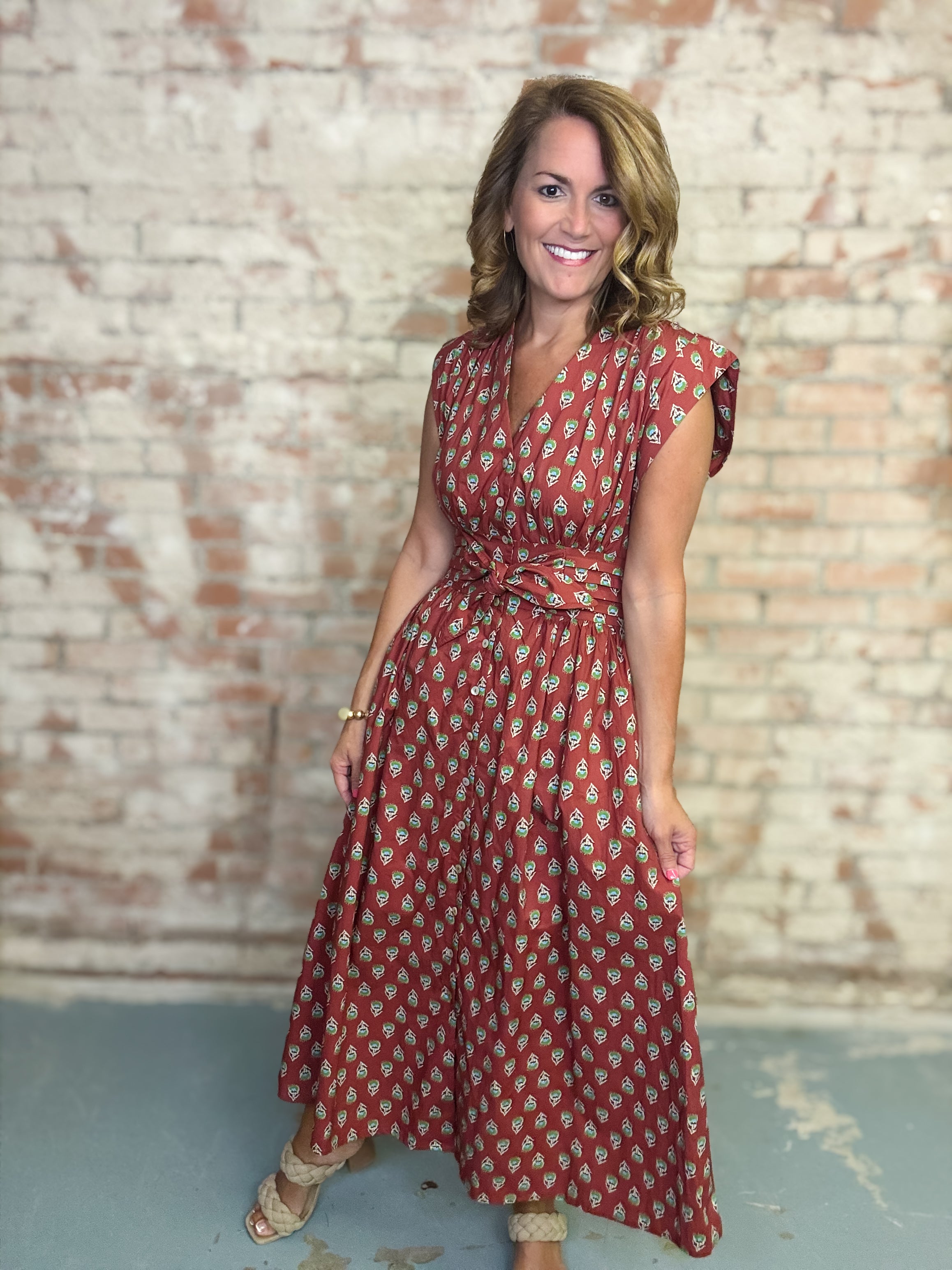 Lorna Geo Print Dress