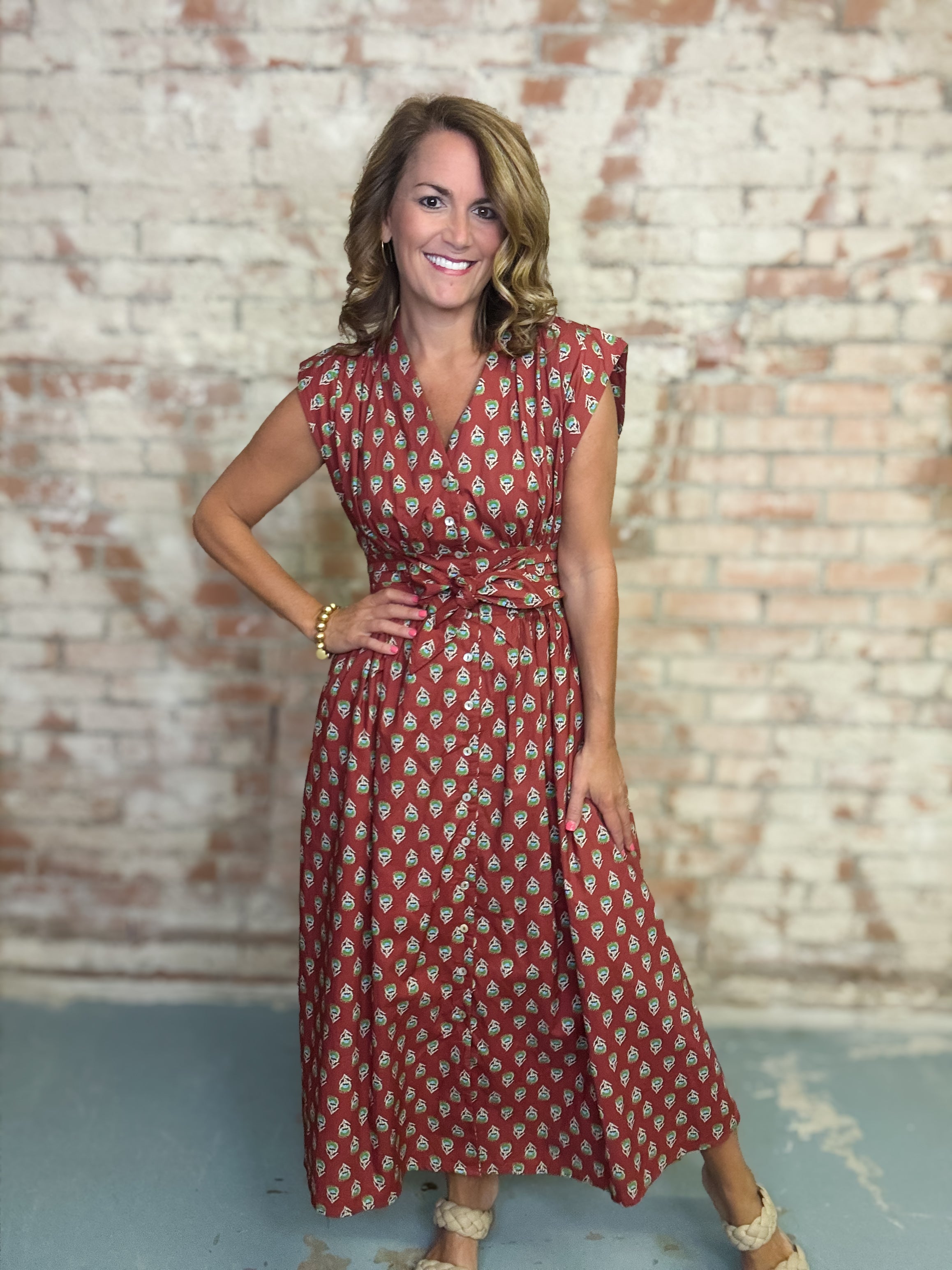 Lorna Geo Print Dress