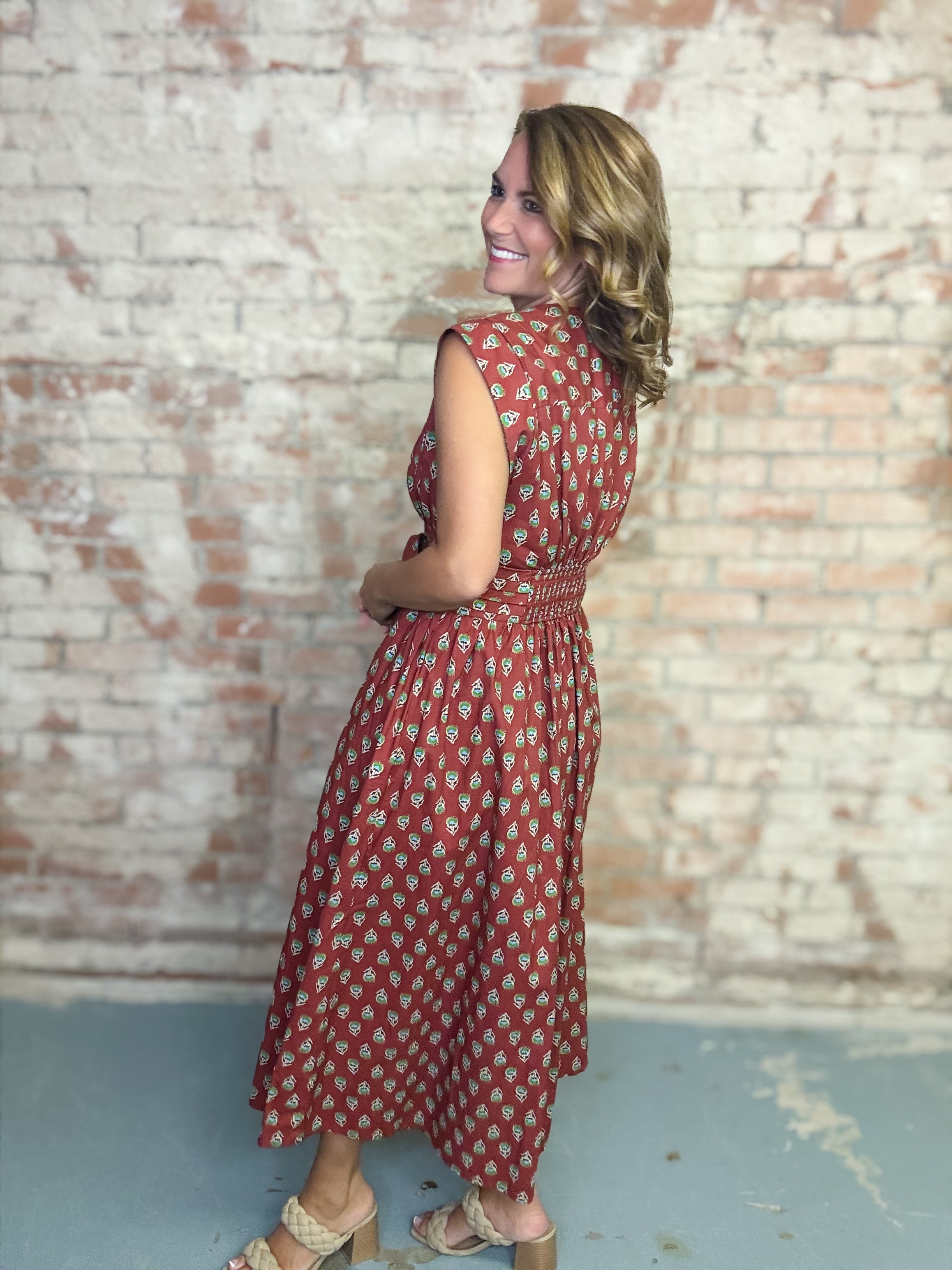 Lorna Geo Print Dress