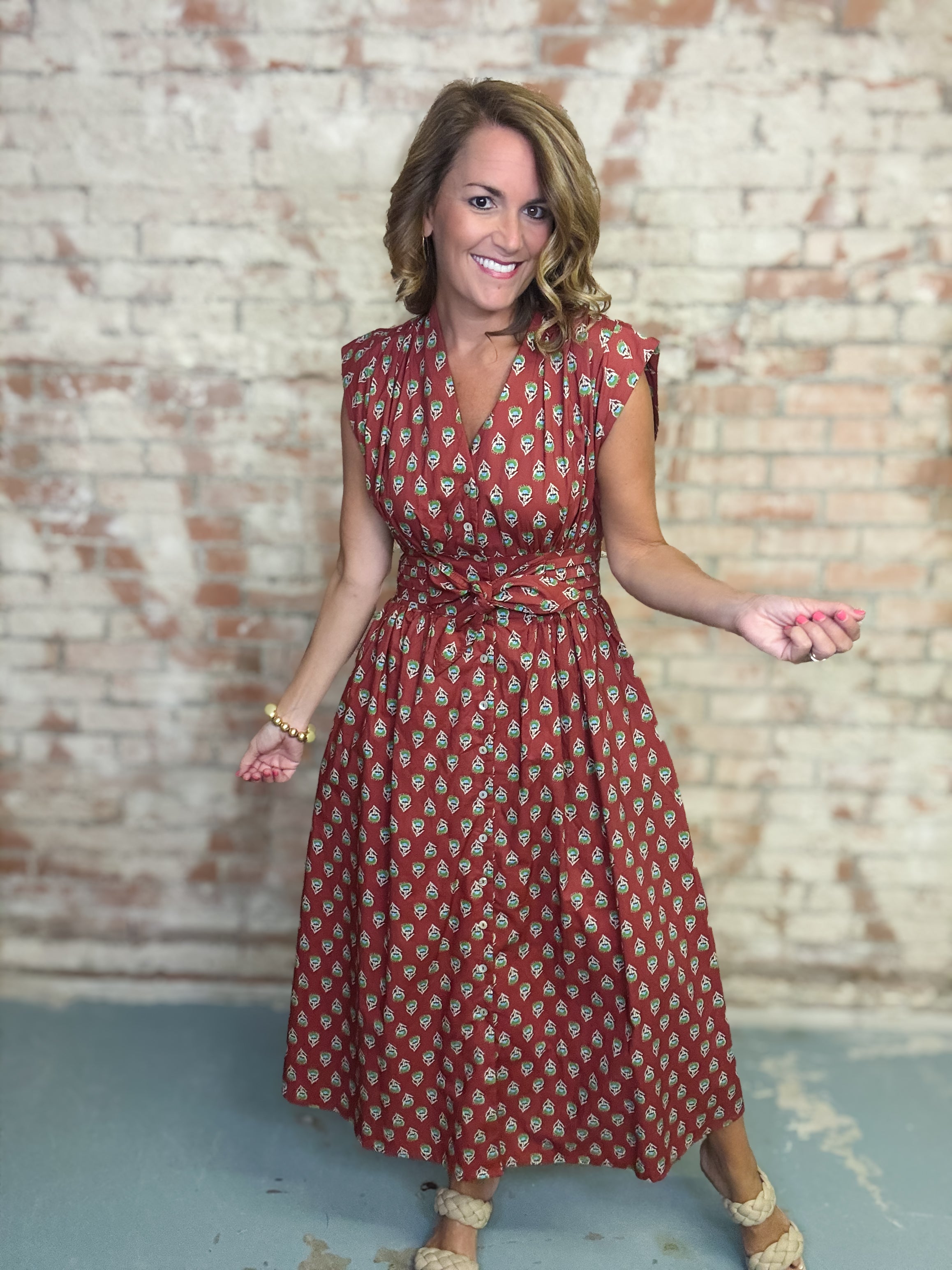 Lorna Geo Print Dress