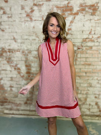 Aislyn Gingham Dress