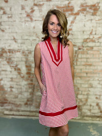 Aislyn Gingham Dress