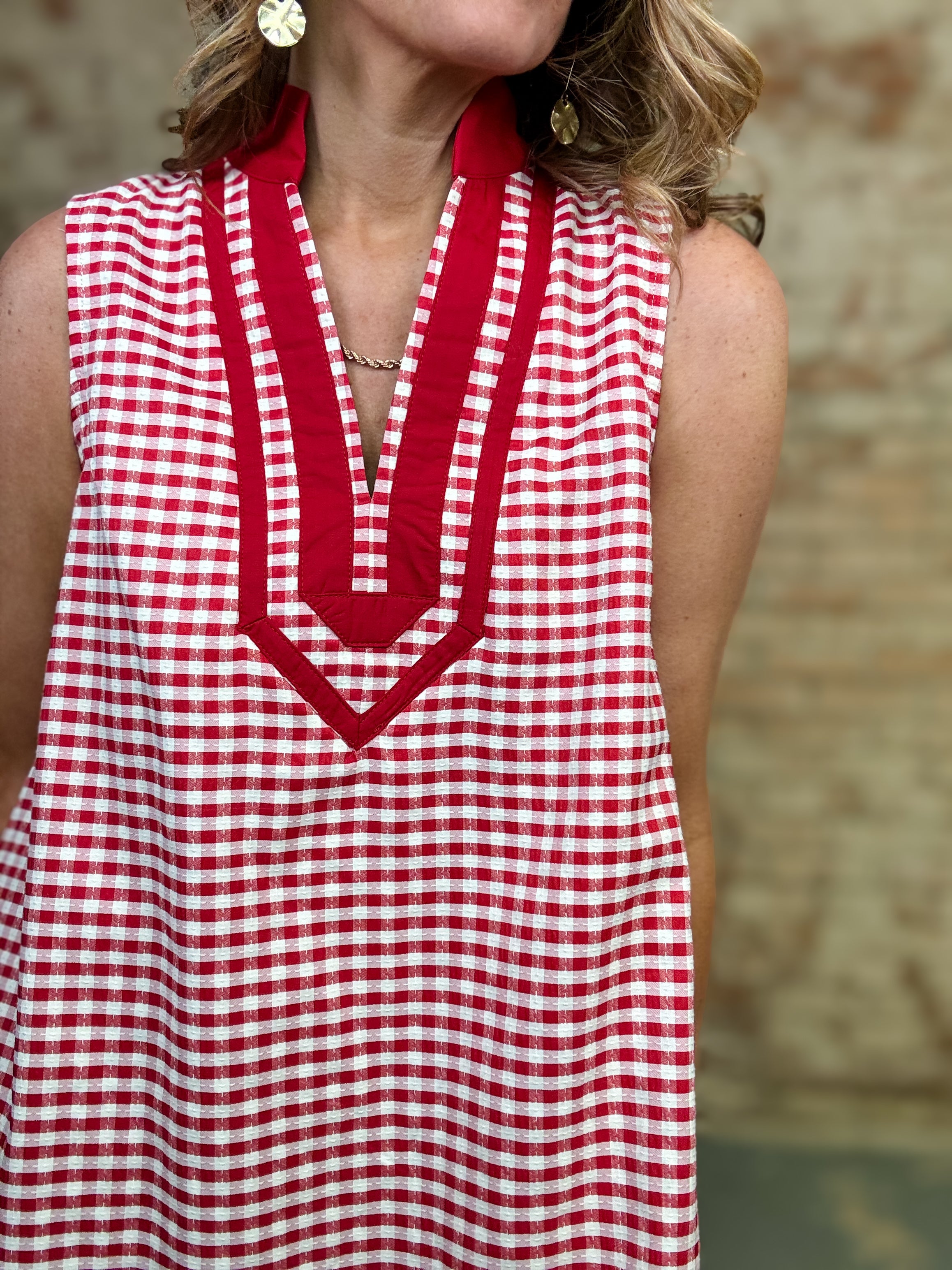 Aislyn Gingham Dress