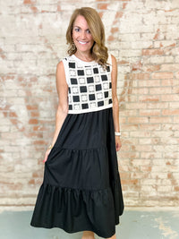 Brianne Crochet Midi Dress