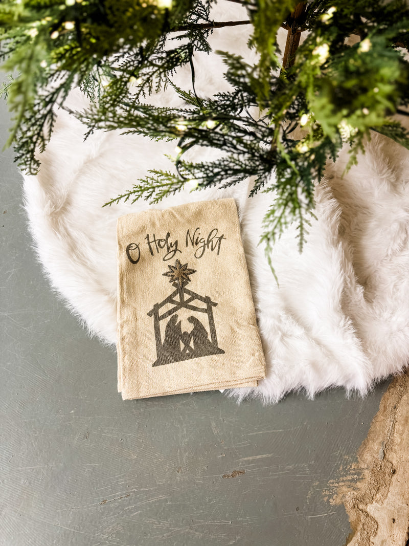 O Holy Night Kitchen Towel