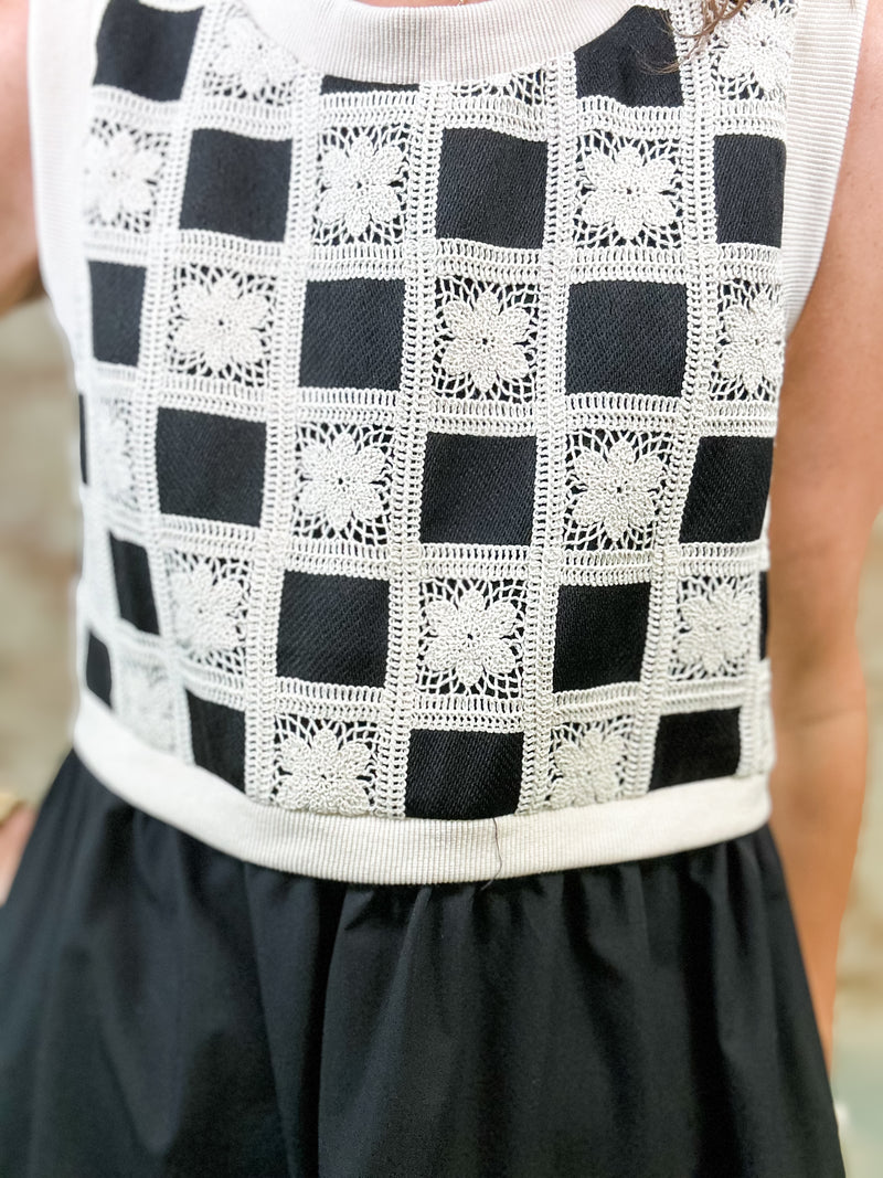 Brianne Crochet Midi Dress