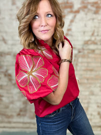 THML Libby Embroidered Top