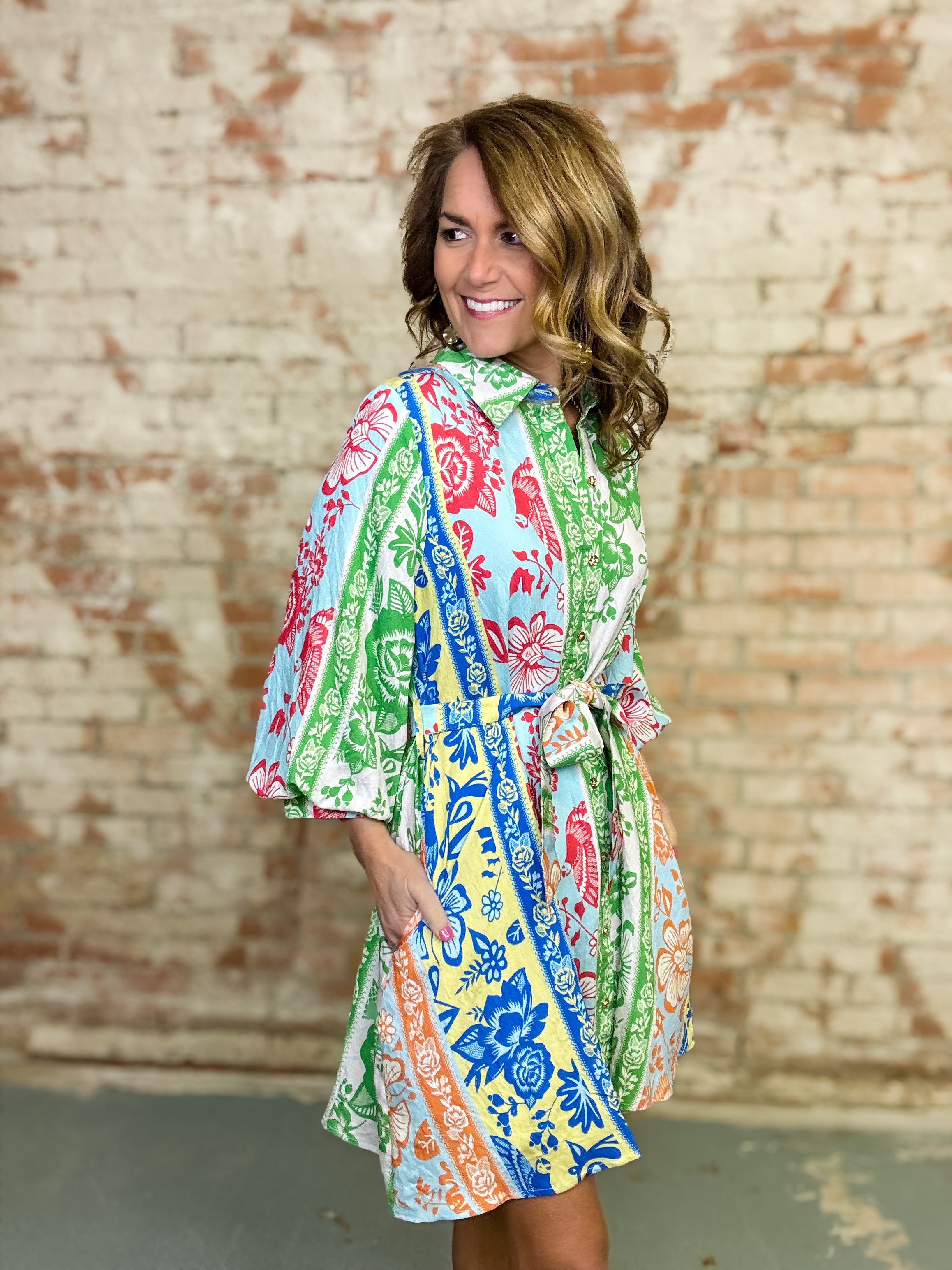 Tonia Botanical Dress