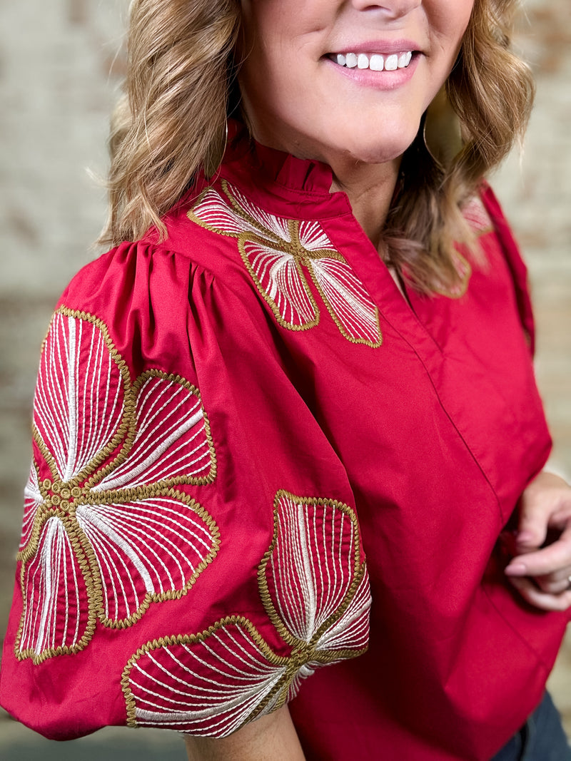 THML Libby Embroidered Top