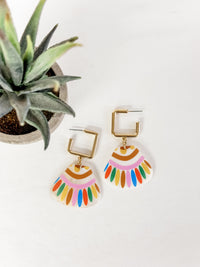 Maurice Colorful Shell Earrings