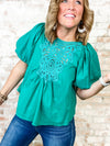 Cassia Crochet Lace Top - FINAL SALE