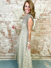 Jordan Leopard Zip Front Dress