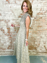 Jordan Leopard Zip Front Dress