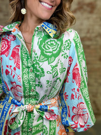 Tonia Botanical Dress