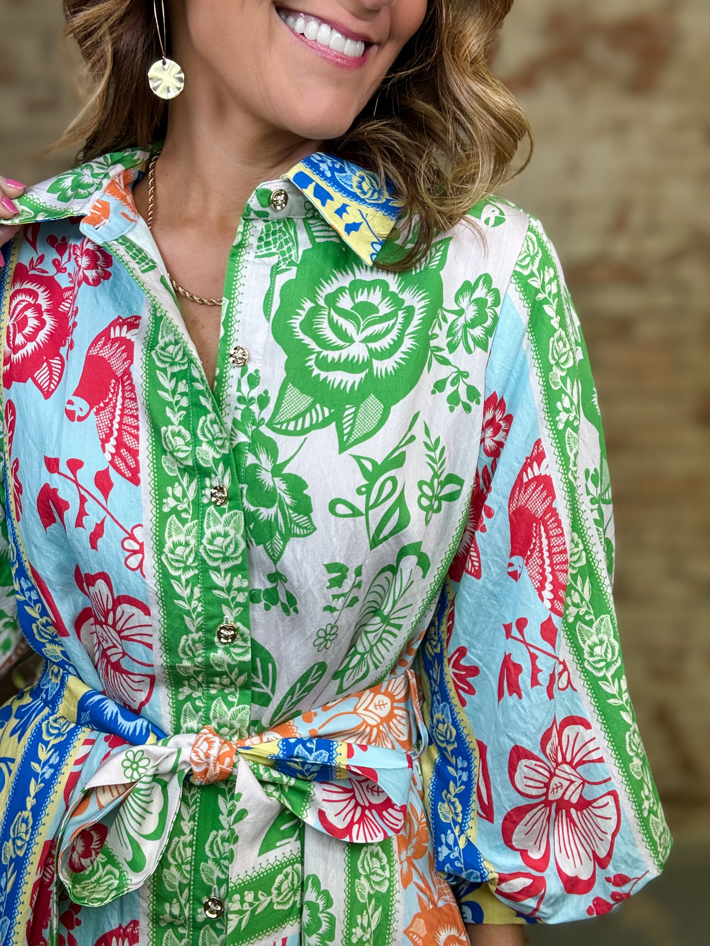 Tonia Botanical Dress