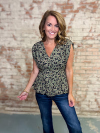 Tamara Pleated Top