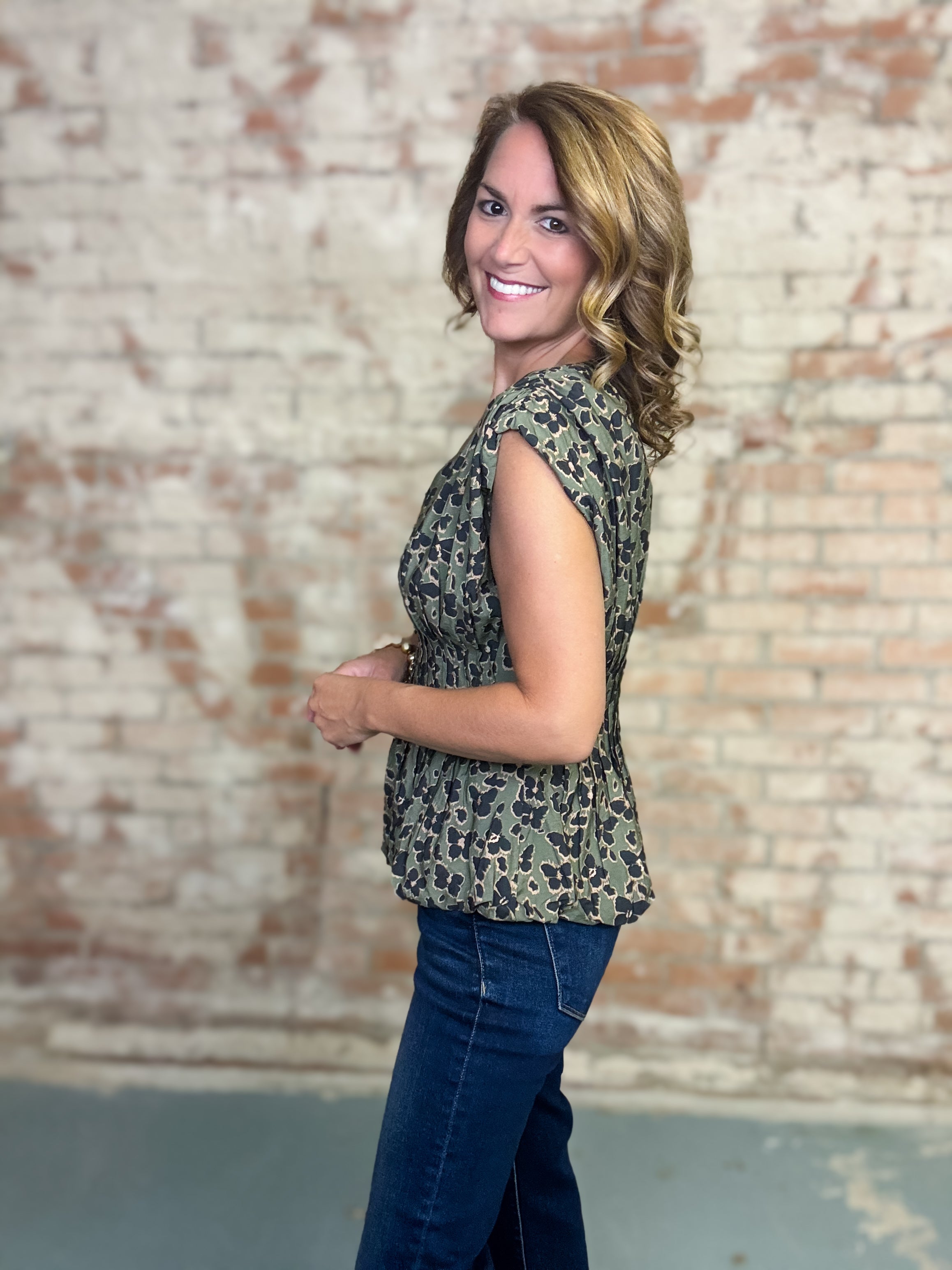 Tamara Pleated Top