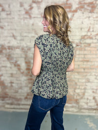 Tamara Pleated Top