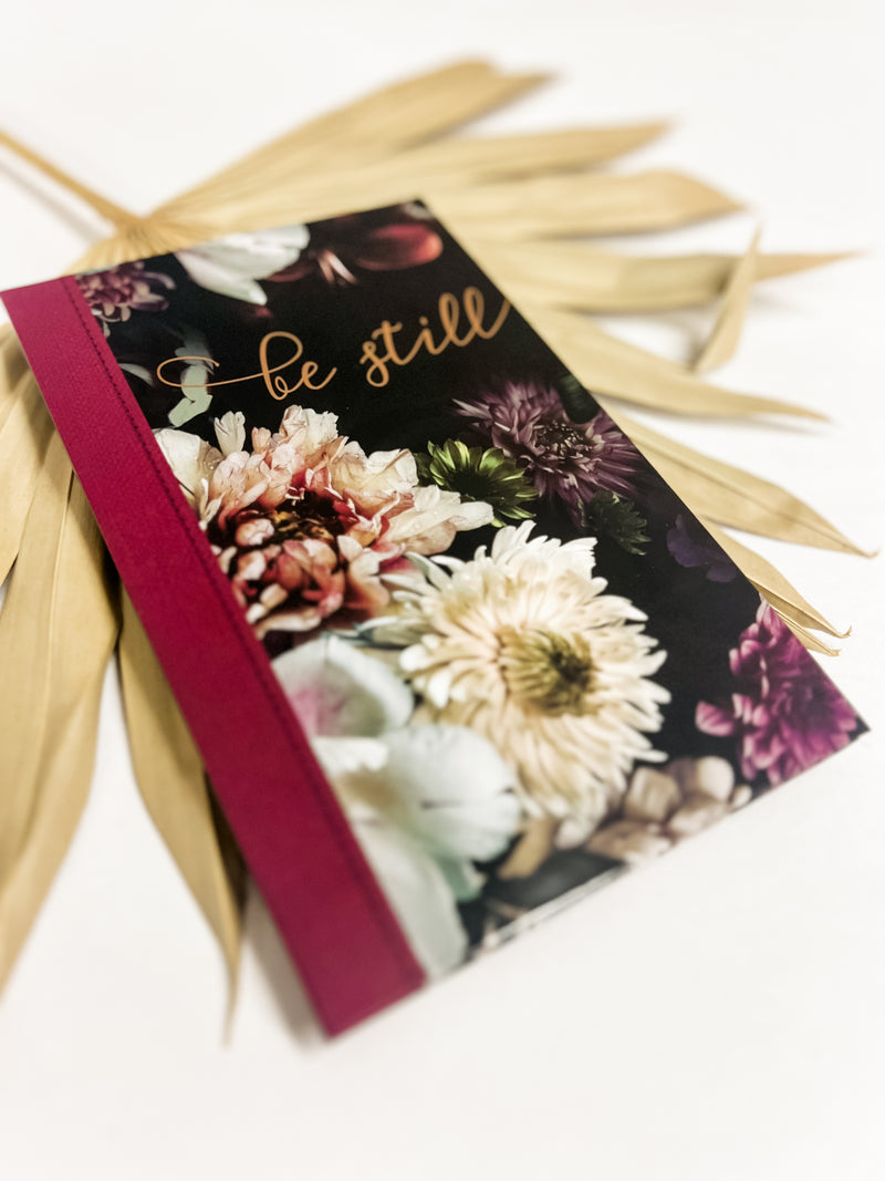 Be Still Floral Flexcover Journal