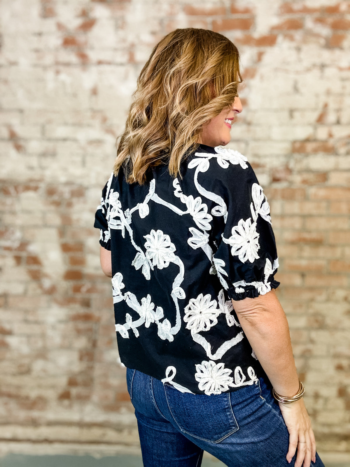 THML Bentleigh Embroidered Top
