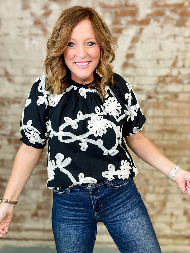 THML Bentleigh Embroidered Top