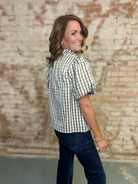 Harper Checkered Top