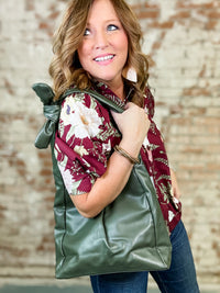 Rachel Floral Button Front Top