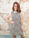 Ingram Leopard Jacquard Dress