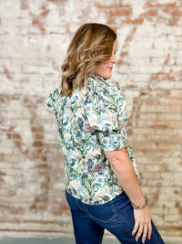 Emmie Floral Collared Top