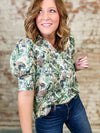 Emmie Floral Collared Top