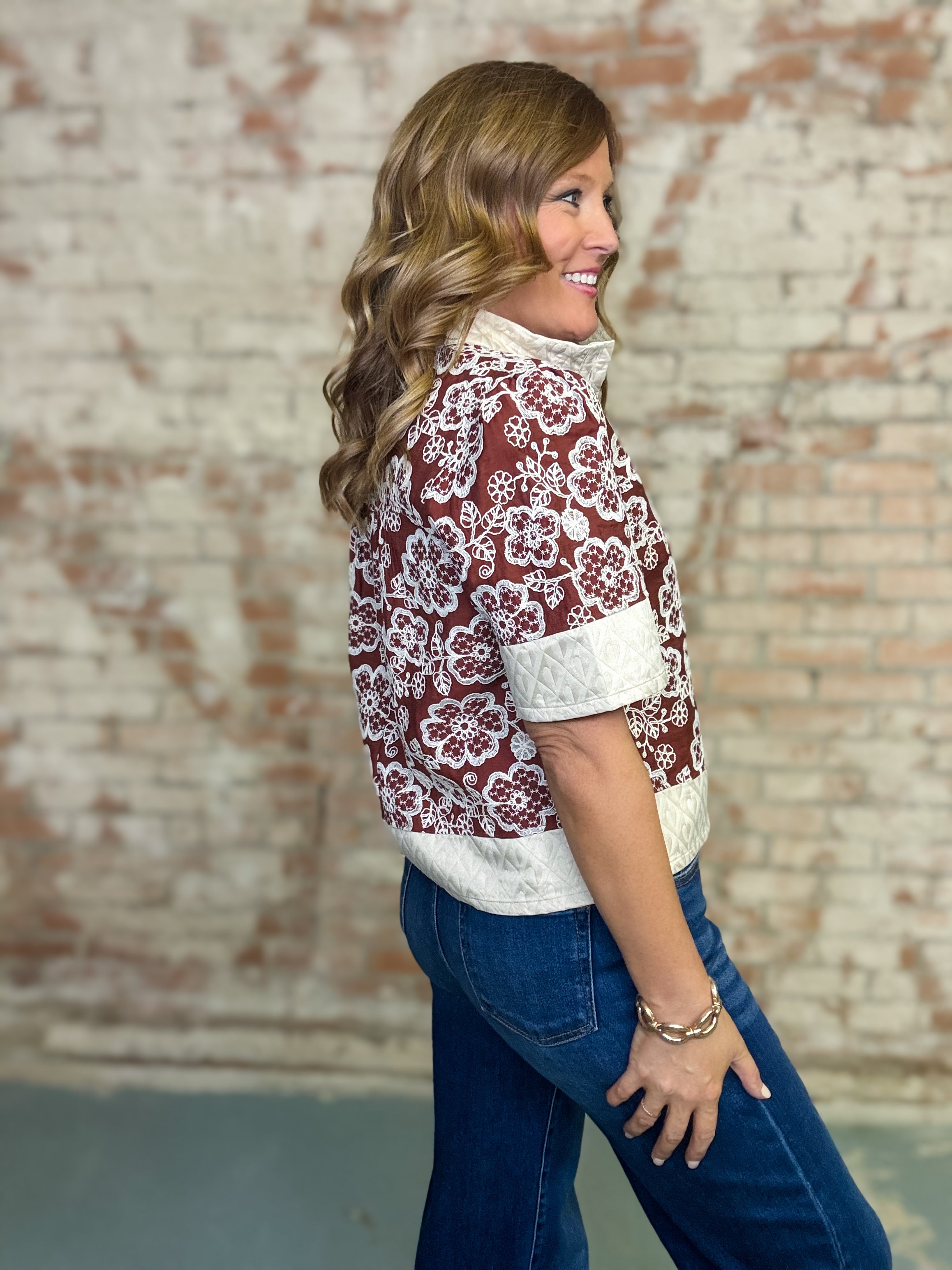 Basel Embroidery Top