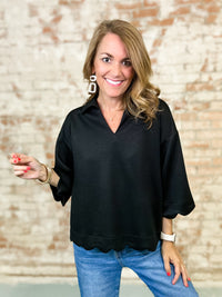 Kendal Collared Top